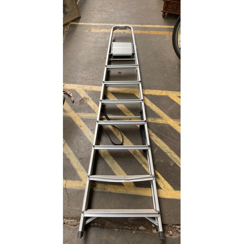 1030 - Large Aluminium 'A' Frame ladders