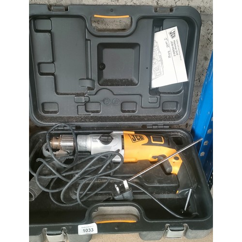 1033 - JCB Hammer drill and carry case