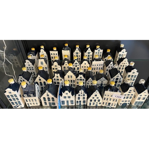 1366 - A Collection of Delft KLM House miniatures, most are still full and sealed.