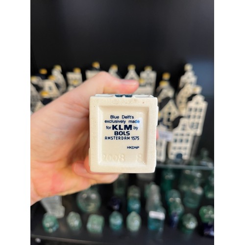 1366 - A Collection of Delft KLM House miniatures, most are still full and sealed.