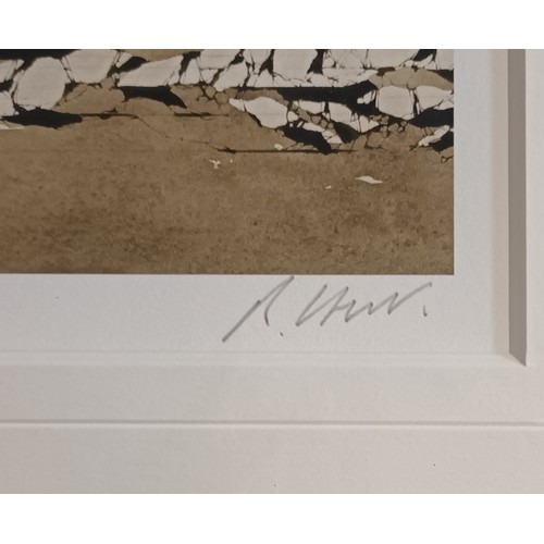 1282 - Ron Lawson
Artist proof  12/20 titled 'Hebridean Croft House', signed.
[46x116cm]