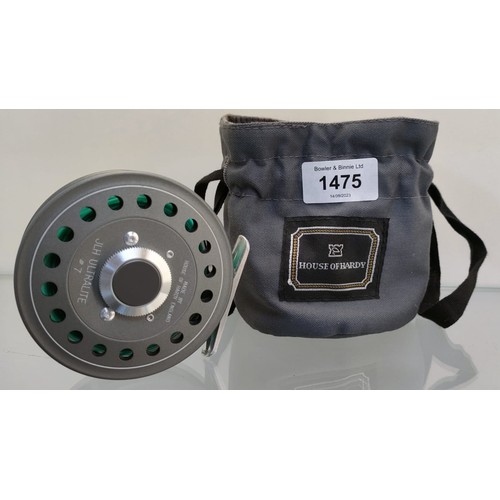 House of Hardy Fly reel 'JLH ULTRALITE' #7 with pouch bag.