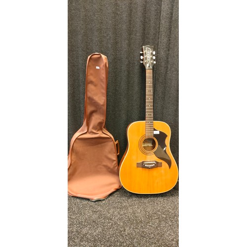 1644 - Vintage Acoustic Guitar produced by Eko; Made in Italy, Modello Ranger VI. Comes with carry bag.