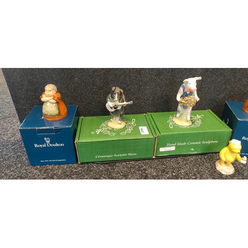 1643 - Selection of Boxed Doulton and Beswick figures; Includes eight Royal Doulton Winnie the Pooh figures... 