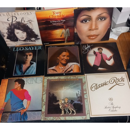 1031B - A Collection Of Records To Include Neil Diamond Shaking Stevens and Other &0s Classics  With Record ... 