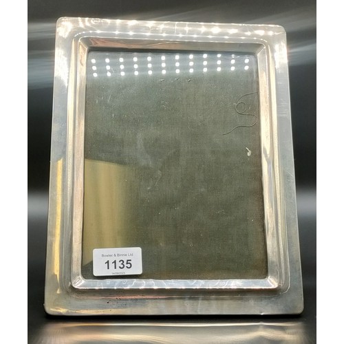 1135 - Birmingham silver framed photoframe. [25x20cm]