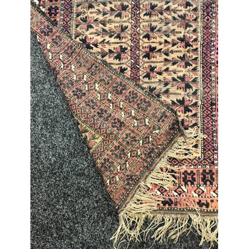 1671 - Antique Baluch Design Handmade Rug  measuring 190 cm x 110 cm.