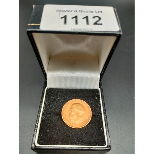 1112 - 1913 George V Half Gold Sovereign Coin