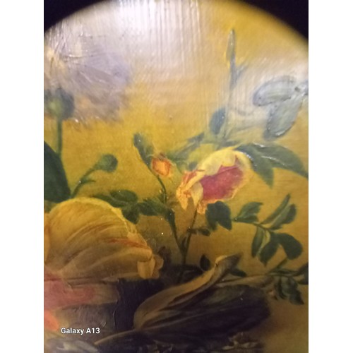 1293 - A.Weiss
19th Century oil on canvas depicting still life of flowers within a ornate frame, signed.
[F... 