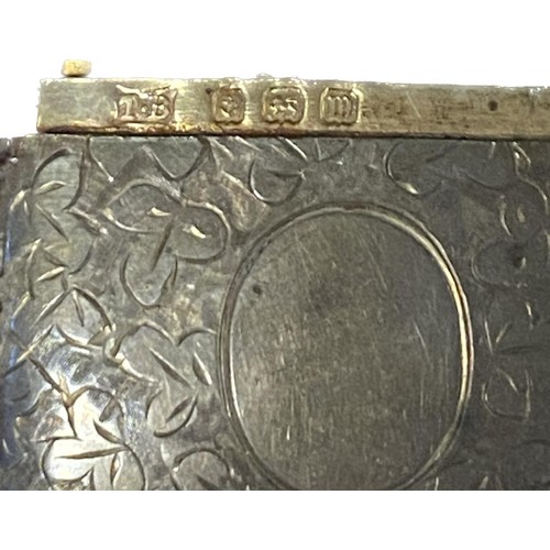 34 - Three items of silver; Birmingham silver jubilee marked compact fitted with yellow metal Initials to... 