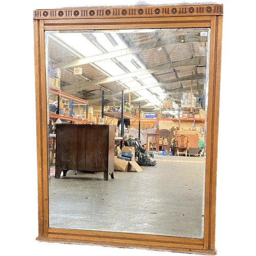 331W - A 19th century Large oak framed mirror [148x115x4]