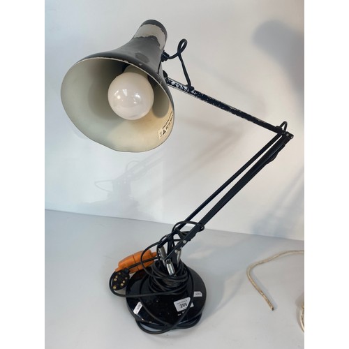 299 - 2 mid century anglepoise table lamps