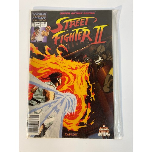 357 - A collection of Capcom Tokuma 'Street Fighter 2' comics. Numbers 2,3,4,6,7 and 8