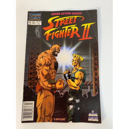 357 - A collection of Capcom Tokuma 'Street Fighter 2' comics. Numbers 2,3,4,6,7 and 8