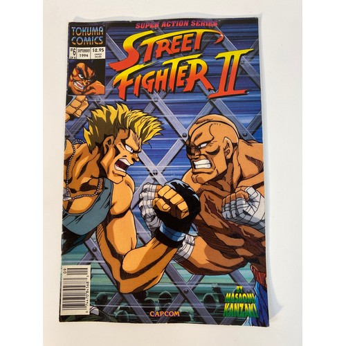 357 - A collection of Capcom Tokuma 'Street Fighter 2' comics. Numbers 2,3,4,6,7 and 8