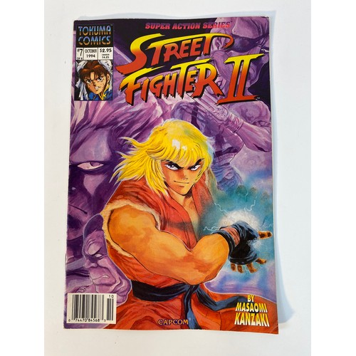 357 - A collection of Capcom Tokuma 'Street Fighter 2' comics. Numbers 2,3,4,6,7 and 8