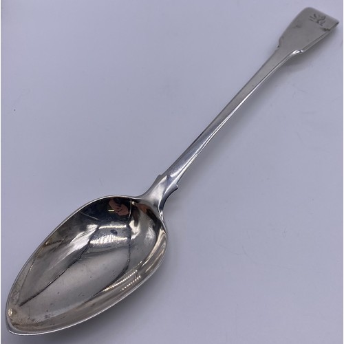 22 - Fiddle pattern George III serving spoon
William Eley I & William Fearn, London 1807,
fiddle patt... 