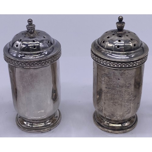 34 - Art Deco silver condiment set by Adie Brothers Birmingham 
Weight - 207g