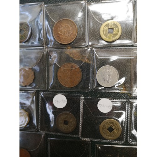 44 - INDIA – a selection of mixed coins, silver, bronze, ¼ Anna 1835, British Bengal, 1 pie; mid-20th cen... 