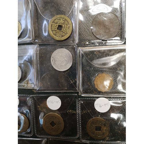 44 - INDIA – a selection of mixed coins, silver, bronze, ¼ Anna 1835, British Bengal, 1 pie; mid-20th cen... 