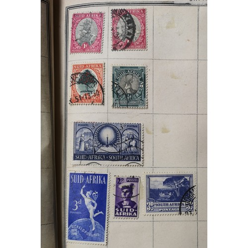 101 - The Pacific Stamp Album, containing World Used Stamps, also sheets of mint stamps as per images, som... 