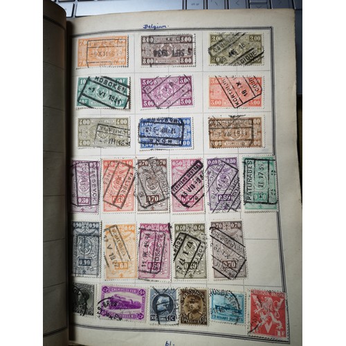 101 - The Pacific Stamp Album, containing World Used Stamps, also sheets of mint stamps as per images, som... 