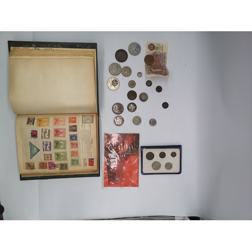 456 - Large collection of mixed items to include Victorian coins, and others, also contains mixed loose st... 