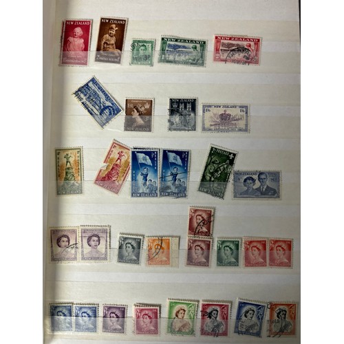 70 - 7 books COMMONWEALTH – a group of seven large stock books of used stamps