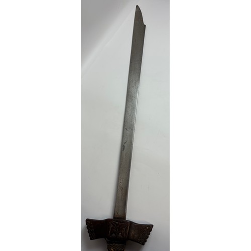 48 - A 19th century Mindanao Kampilan Machete Sword [97cm]