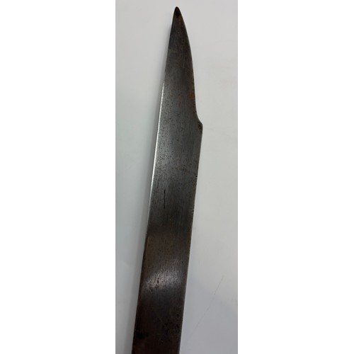 48 - A 19th century Mindanao Kampilan Machete Sword [97cm]