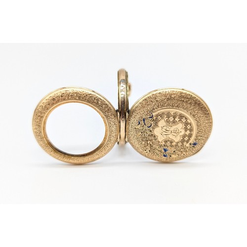 96 - 14ct gold pocket watch case [4.6g]