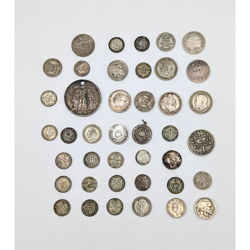 98 - Collection of mixed silver coin denominations [137.3g]