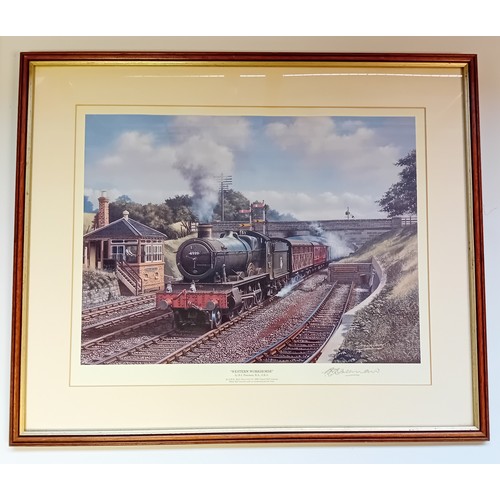 401 - Three Limited Edition Prints - 
Terrence Cuneo - titled ''Last Of The Steamhorses'' (copy 282/850) a... 