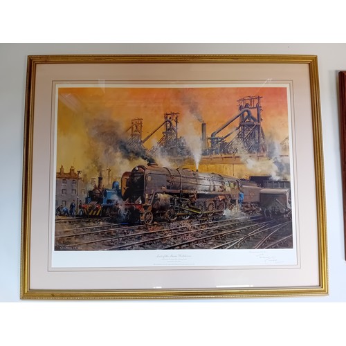 401 - Three Limited Edition Prints - 
Terrence Cuneo - titled ''Last Of The Steamhorses'' (copy 282/850) a... 