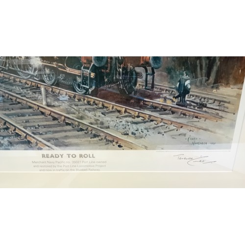 401 - Three Limited Edition Prints - 
Terrence Cuneo - titled ''Last Of The Steamhorses'' (copy 282/850) a... 