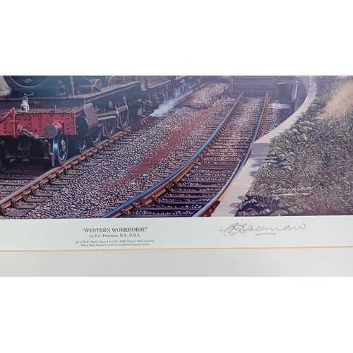 401 - Three Limited Edition Prints - 
Terrence Cuneo - titled ''Last Of The Steamhorses'' (copy 282/850) a... 