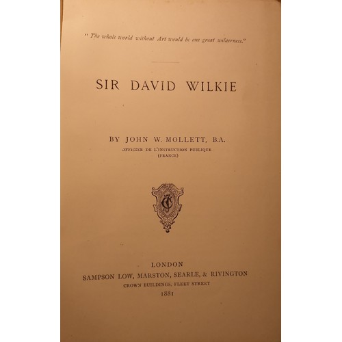 354 - Collection Of six  Publications On Sir David Wilkie to include:

Great Works of Sir David Wilkie, By... 