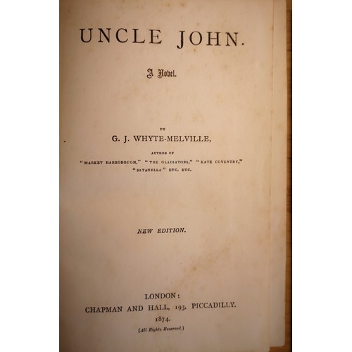 362 - Collection of Twelve Titles By G. J. Whyte Melville, some with same titles but different editions. P... 