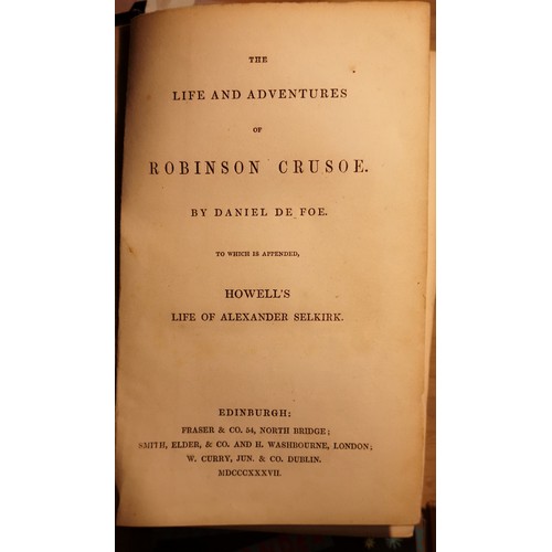 367 - Books Celebrating Alexander Selkirk, The Real Robinson Crusoe, to include:
The Life And Adventures O... 