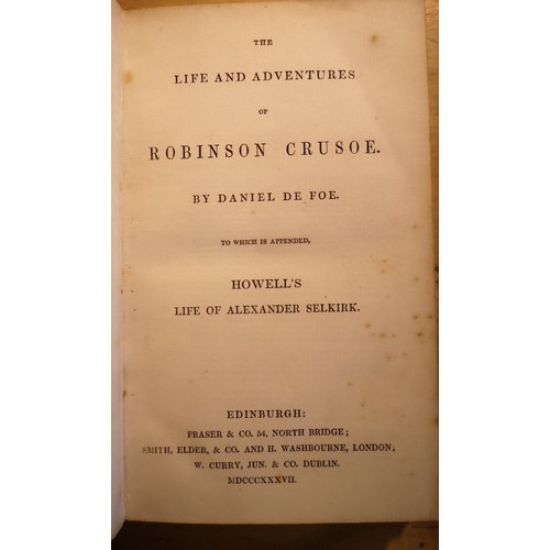 368 - Books on Robinson Crusoe to include:

The Original Robinson Crusoe By REV H C Adams, London.

The Li... 