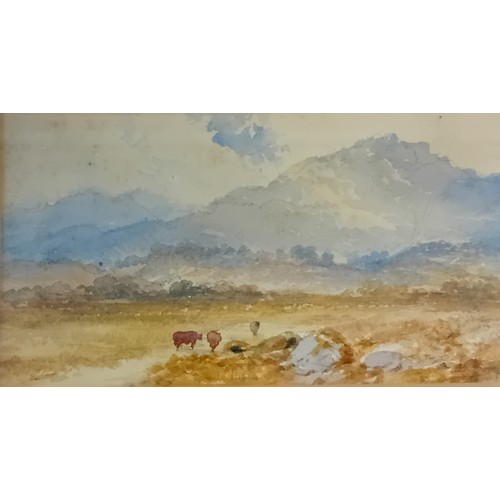 168 - John Waterston
A pair of Watercolours ''Strathern'' and ''On Canal - Near Edinburgh'', unsigned and ... 