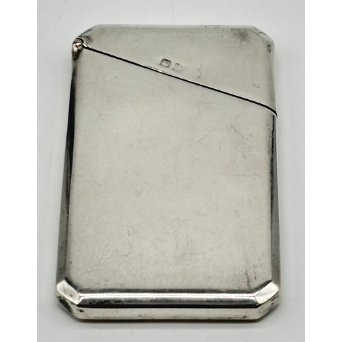 13 - Silver visiting card case
Deakin & Francis, early 20th century 
Weight - 50.88g