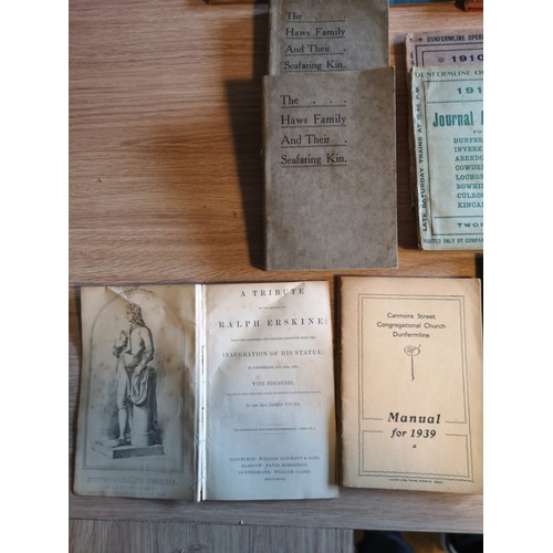 369 - Books and Booklets on Dunfermline, Dunfermline Landmarks and surrounding areas, to include:

The Haw... 