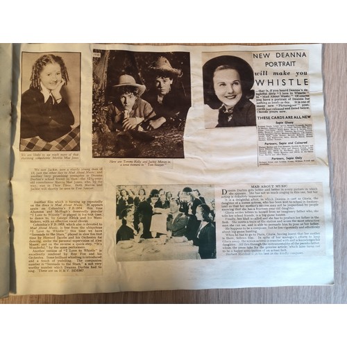 375 - A Large Collection Of Memorabilia on Deanna Durbin to include six Scrapbooks  full of original cutti... 