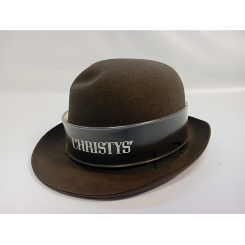 257 - Vintage Bowler Hat marked Solite and Christy's London Gentleman's  Fedora Hat