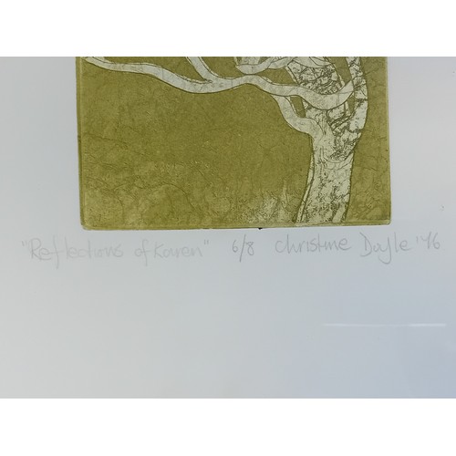 171 - Christine Doyle
Two Monoprints titled ''Reflections Of Karen'' copy 6/8 dated 76 and ''309 Knots'' c... 