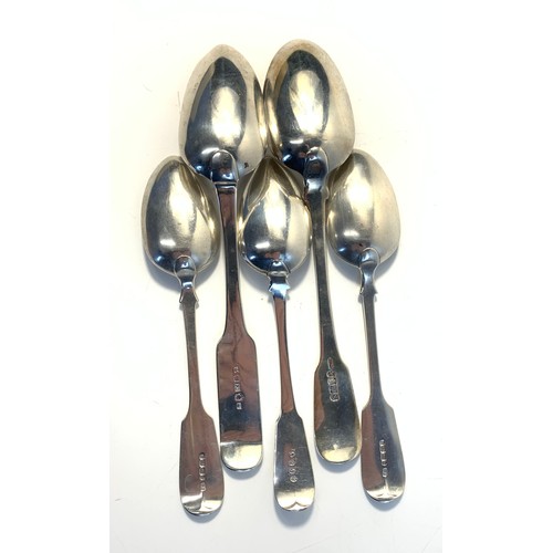 51 - Collection of silver spoons, several makers
1. William & Patrick Cunningham, Edinburgh 1824
2. John ... 