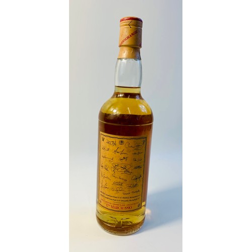 82 - Glenmorangie - Grand Slam 17th March 1990 Bottle 10 year old malt celebrating Scotland's Grand Slam ... 