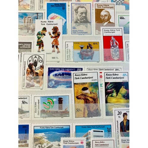 95 - ALL WORLD - a group of eight large stock books, singles, pairs and book blocks, mainly mint