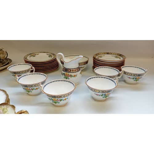 415 - Three Antique Tea Sets and tureen set